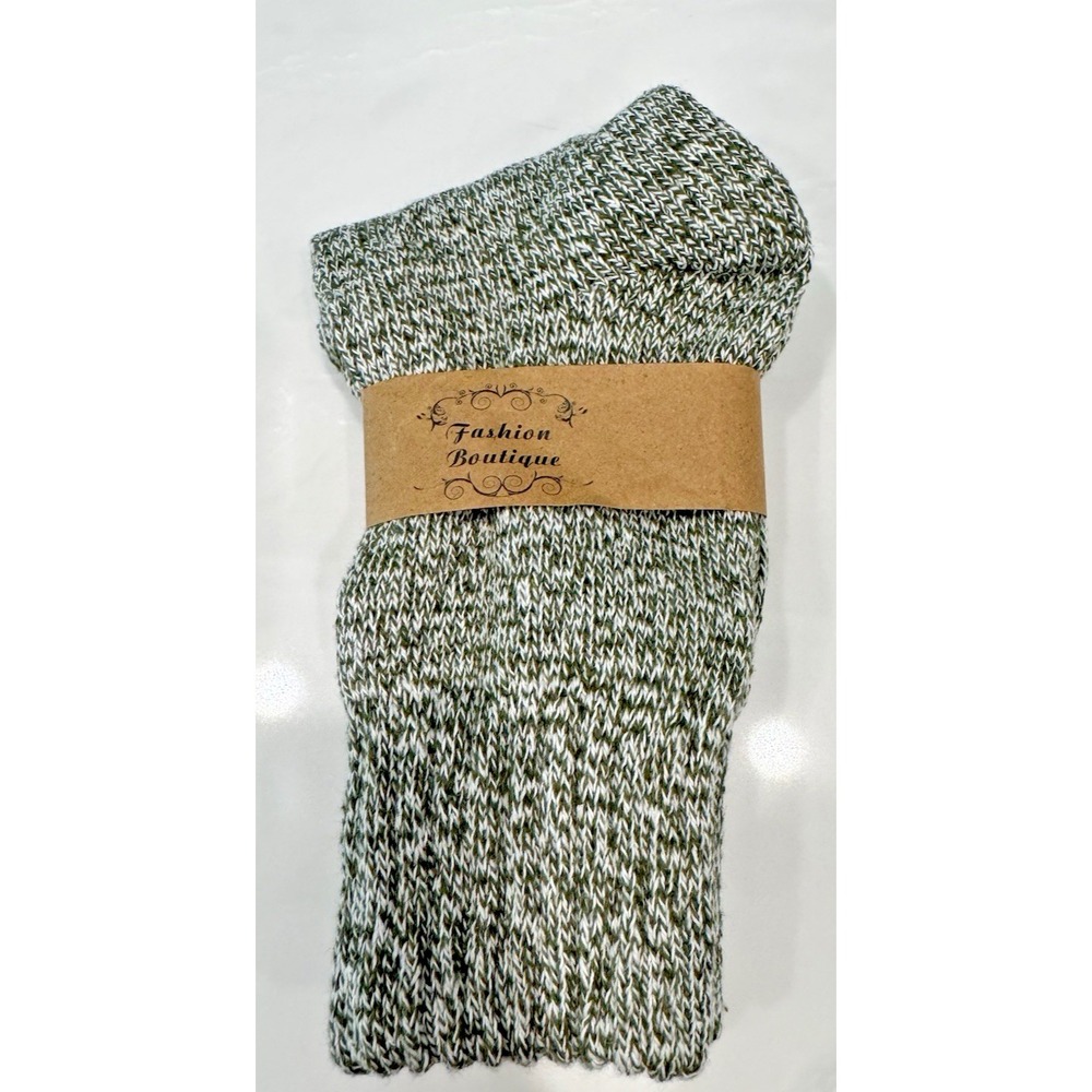 Women's Wool Blend Socks Size 9-11 Cozy Fashion Boutique Grey Crew NEW
